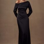 Avery Long Sleeve Maxi Dress - Black