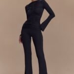 Preston Modal Long Sleeve Top - Black