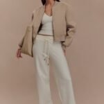 Natalya Knit Wide Leg Pants - Ivory