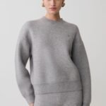 Lulu Oversized Knit Jumper - Grey Marle