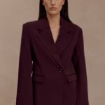 Mateo Oversized Blazer - Mahogany