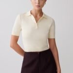 Philly Knit Button Up Top - Ivory