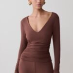 Sari Long Sleeve Modal Top - Chocolate