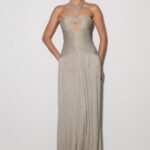 Juliette Pleated Chiffon Maxi Dress - Silver