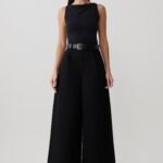 Bobby Oversized Jean With Front Pleat - Black